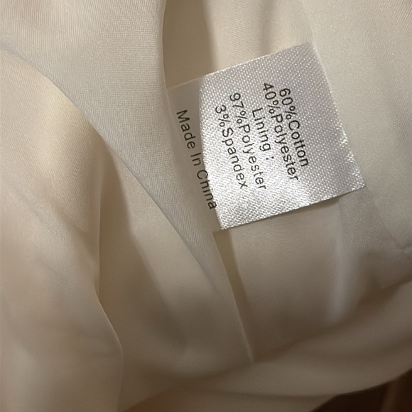 Pearl White Short Sleeve Francoise Dress - Picture 7 of 11